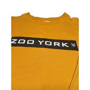 Zoo York chandail manches longues jaune or homme médium M